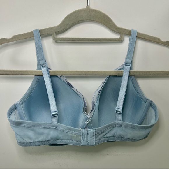 Soma Blue Embroidered Lightly Lined Cups Adjustable Strap Bra 36C - Picture 5 of 13